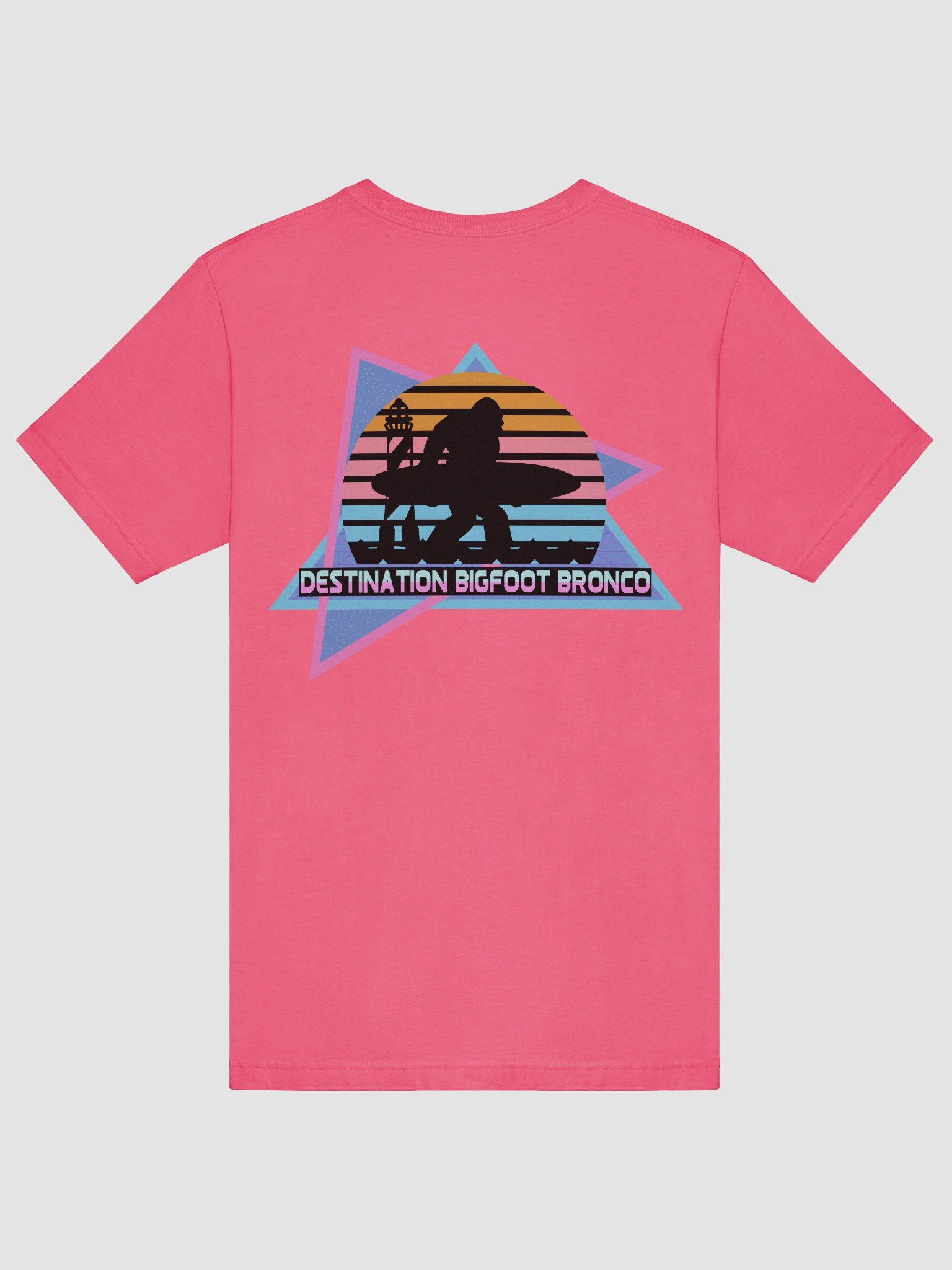 Destination Bigfoot Bronco Retro-Inspired T-Shirt (Pink) product image (6)