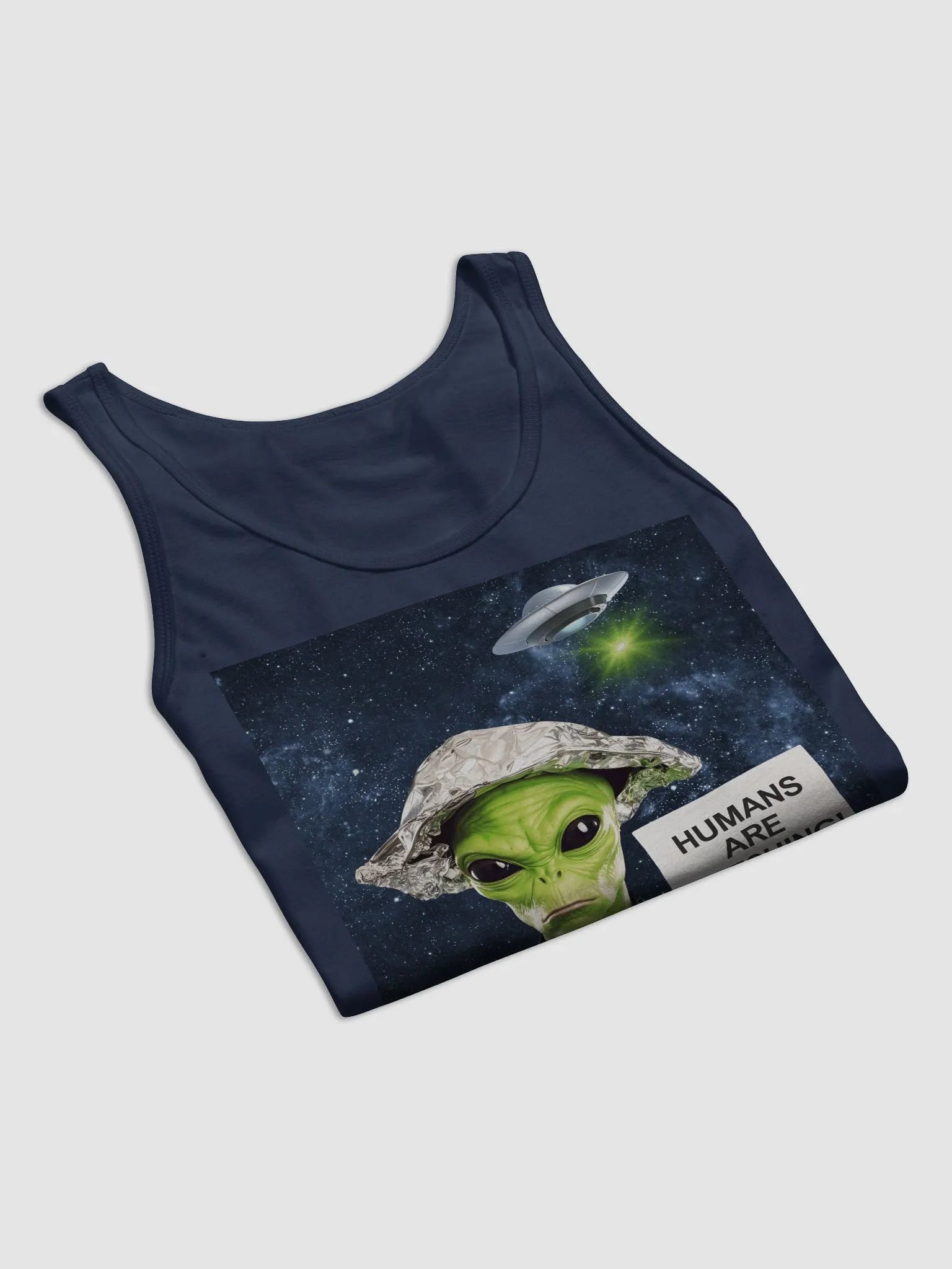Alien Warning Jersey Tank Bella+Canvas (Men's) product image (40)