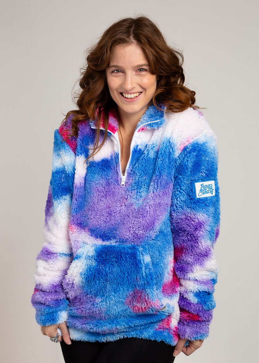 Keep Going Tie Dye Fleece - Quarter Zip product image (11)