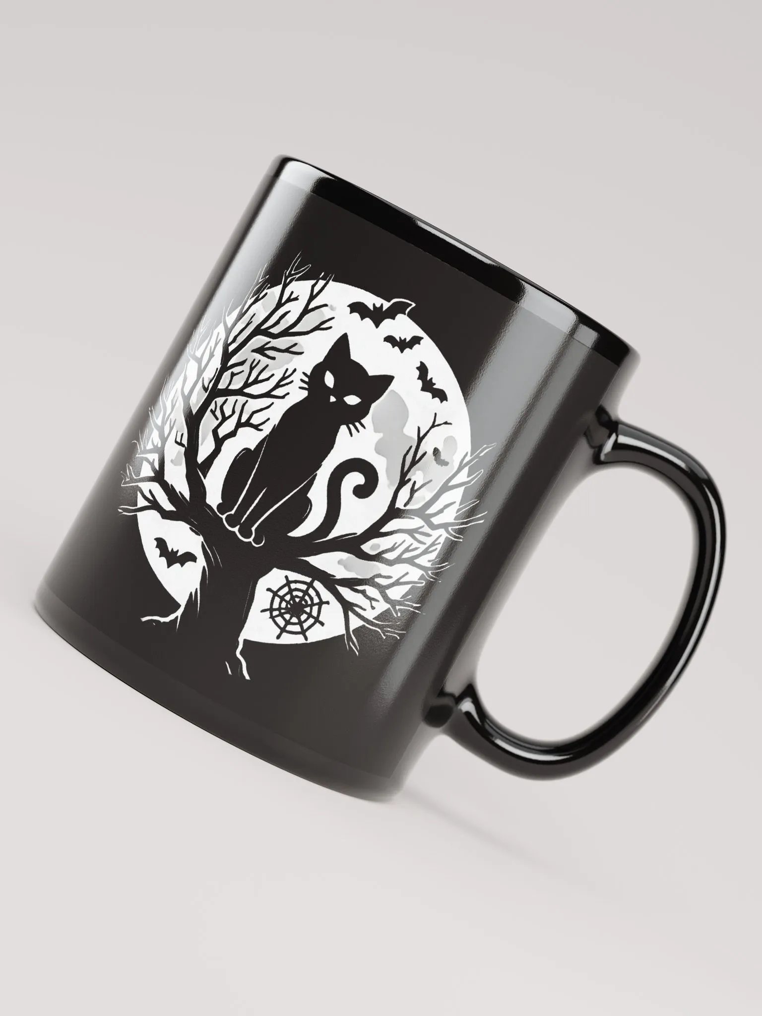 Halloween Cat in the Moonlight Mug product image (4)