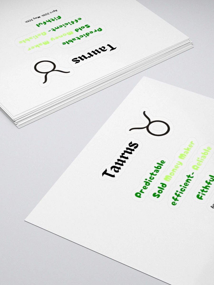 Taurus Stickers product image (10)