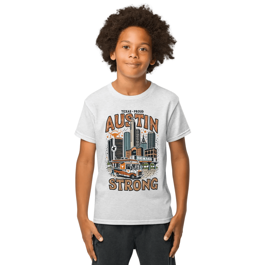 Austin Strong Kids Sports Tee product image (6)