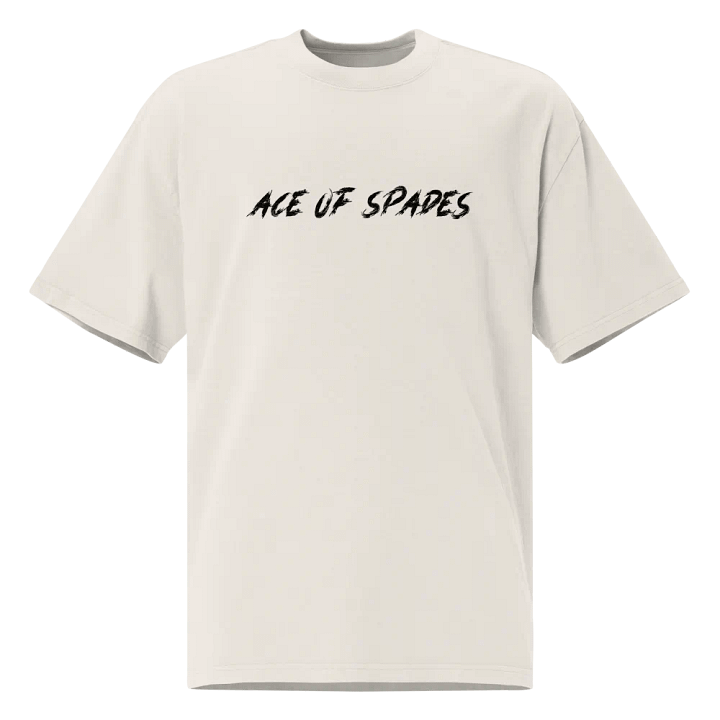 ACE OF SPADES ♠️ oversized tee product image (1)