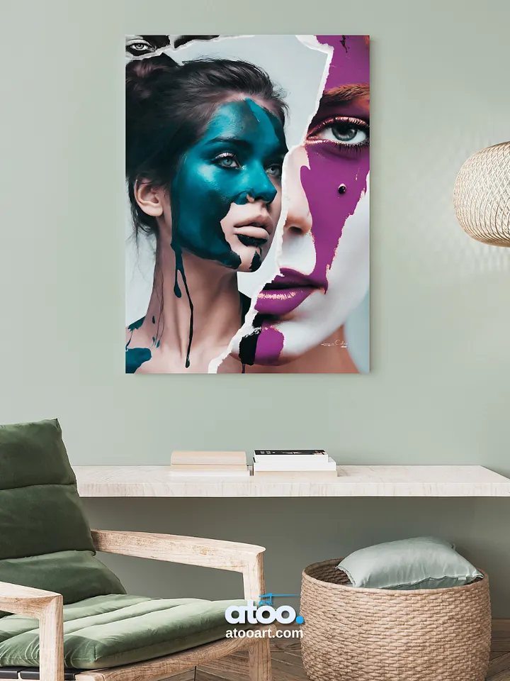 Living in Colors | Three color clash... | Collage Wall Art product image (2)