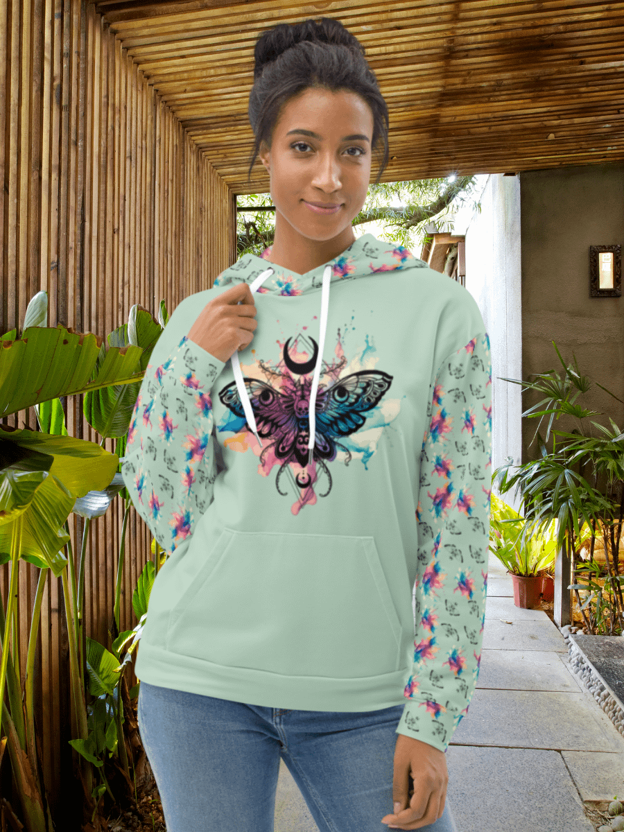 Mystical Skull Moth Hoodie product image (1)