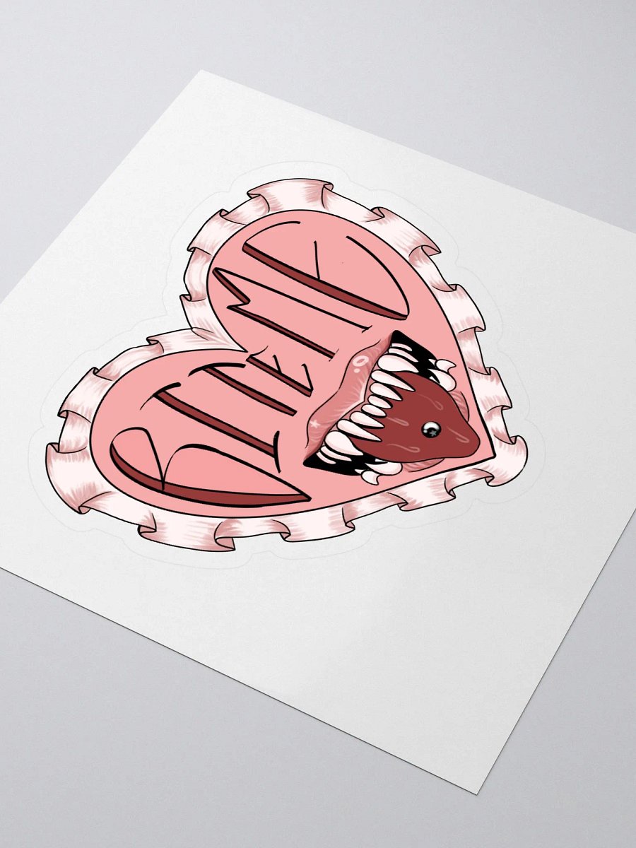 BITE ME Heartbreak Kiss Cut Stickers product image (3)
