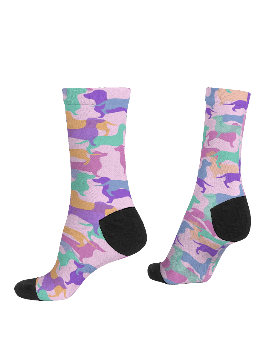 Hughie Pastel Camo Crew Socks! product image (4)