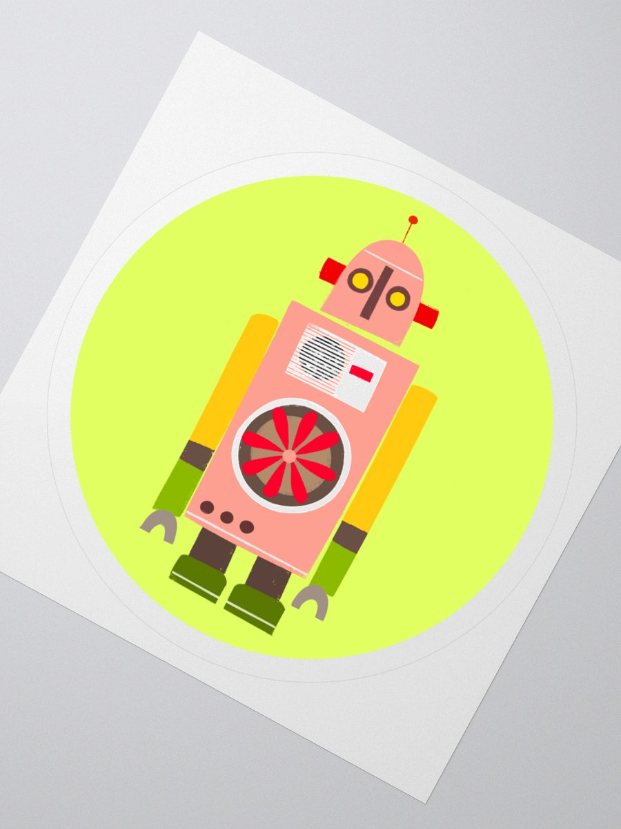 Gyro the Atomic Robot - Round Stickers product image (4)