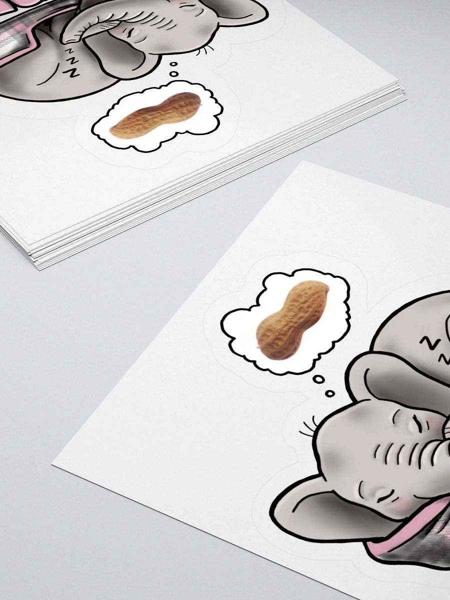 Sleepy Peanut - SFA Kiss Cut Stickers product image (11)