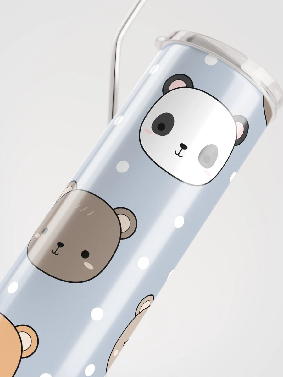 Bear Faces Stainless Steel Tumbler product image (4)