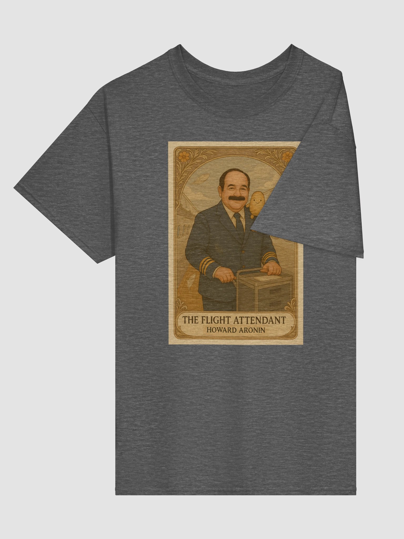 Tarot Card Shirt - Howard Aronin - Lunch Therapy on the back - Unisex Ultra Cotton Tee product image (51)