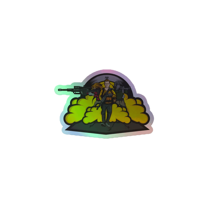 Apocalyptic Death Squad Holographic Sticker product image (1)