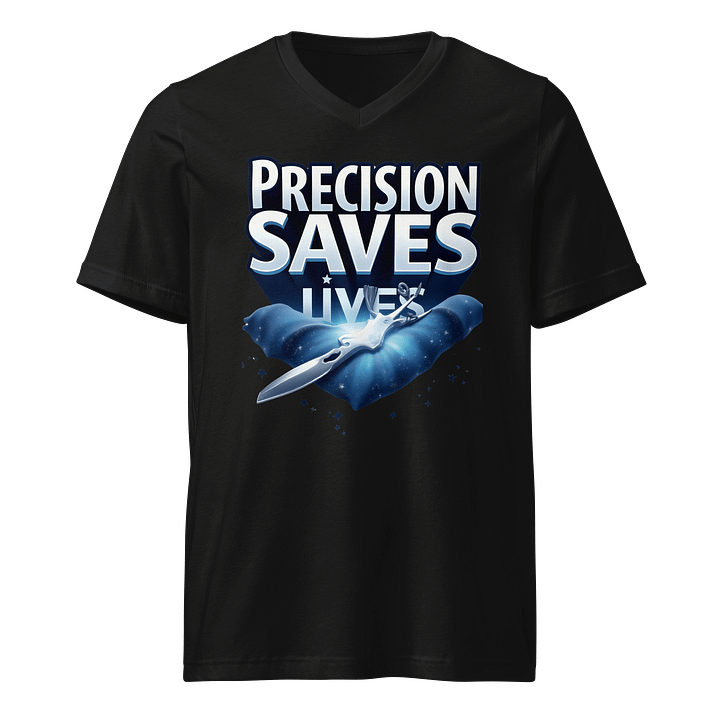Precision Saves Lives V-Neck Tee product image (1)