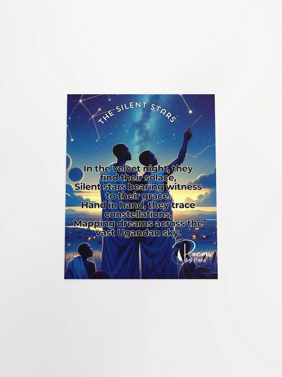 The Silent Stars Poetry Poster. Africa Pride 2024. LGBTQ Gay Pride product image (4)