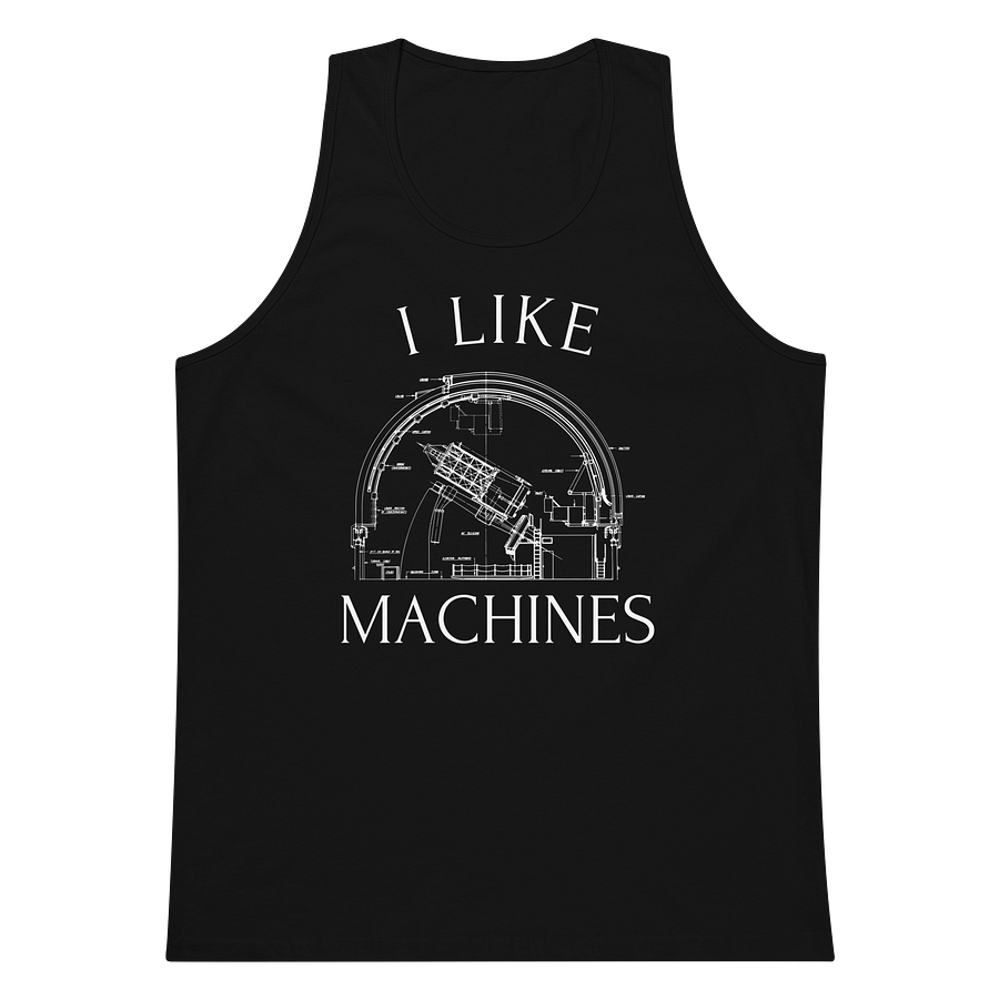 I Like Machines premium tank top product image (5)