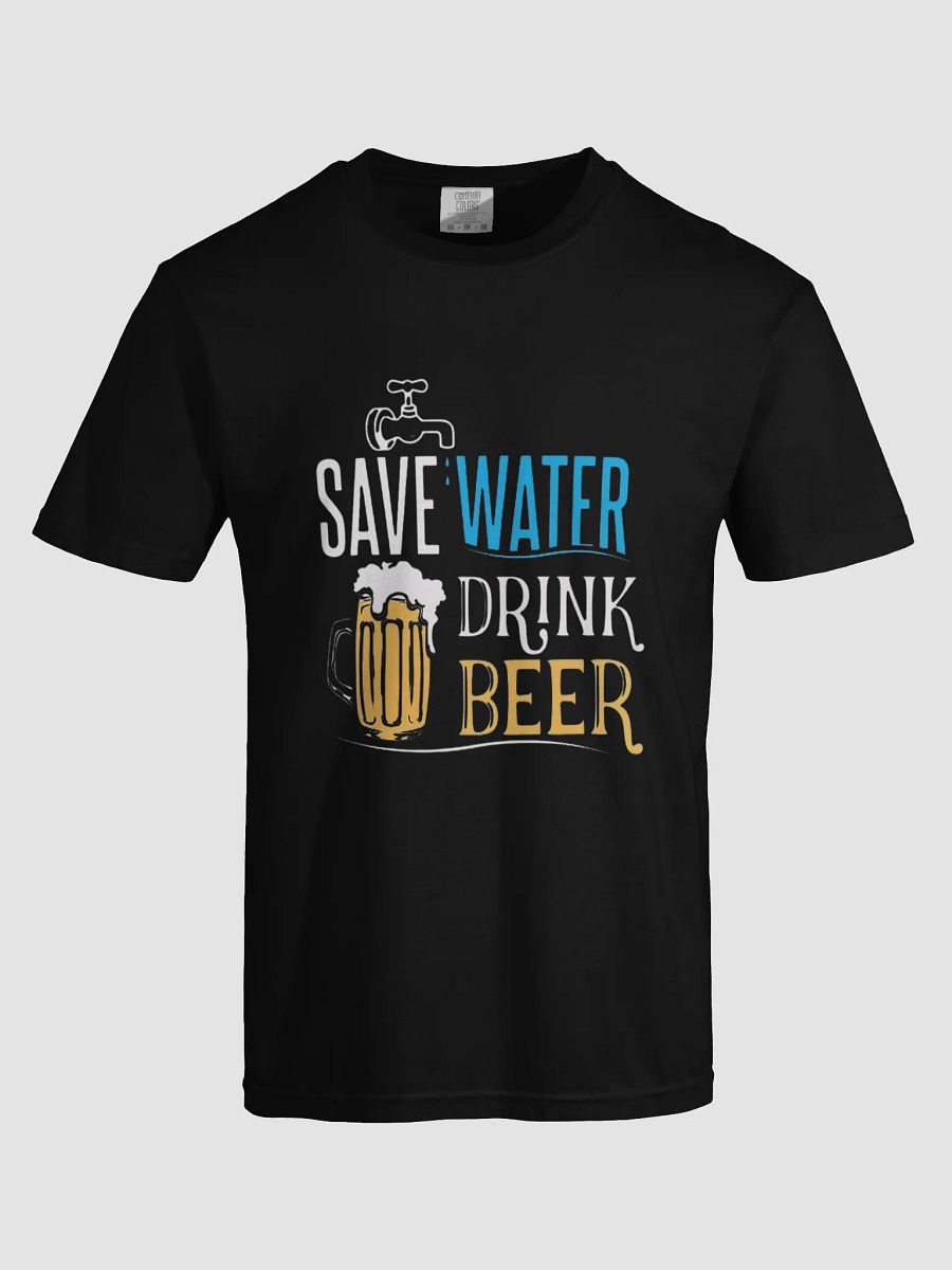 Frothy Beer Mug Typography T-Shirt product image (5)