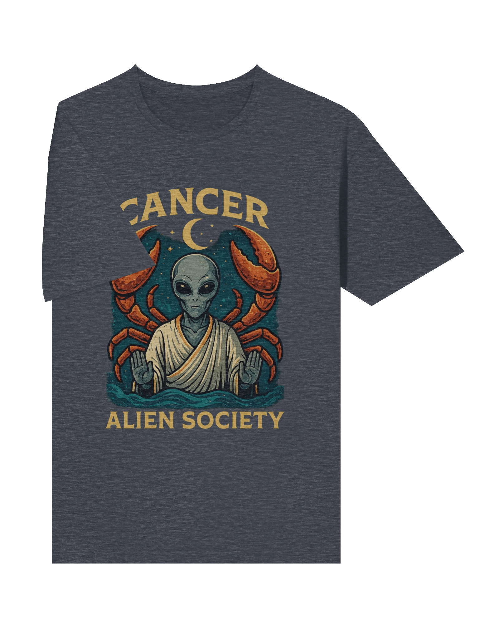 Cosmic Crab Cancer T-Shirt product image (6)