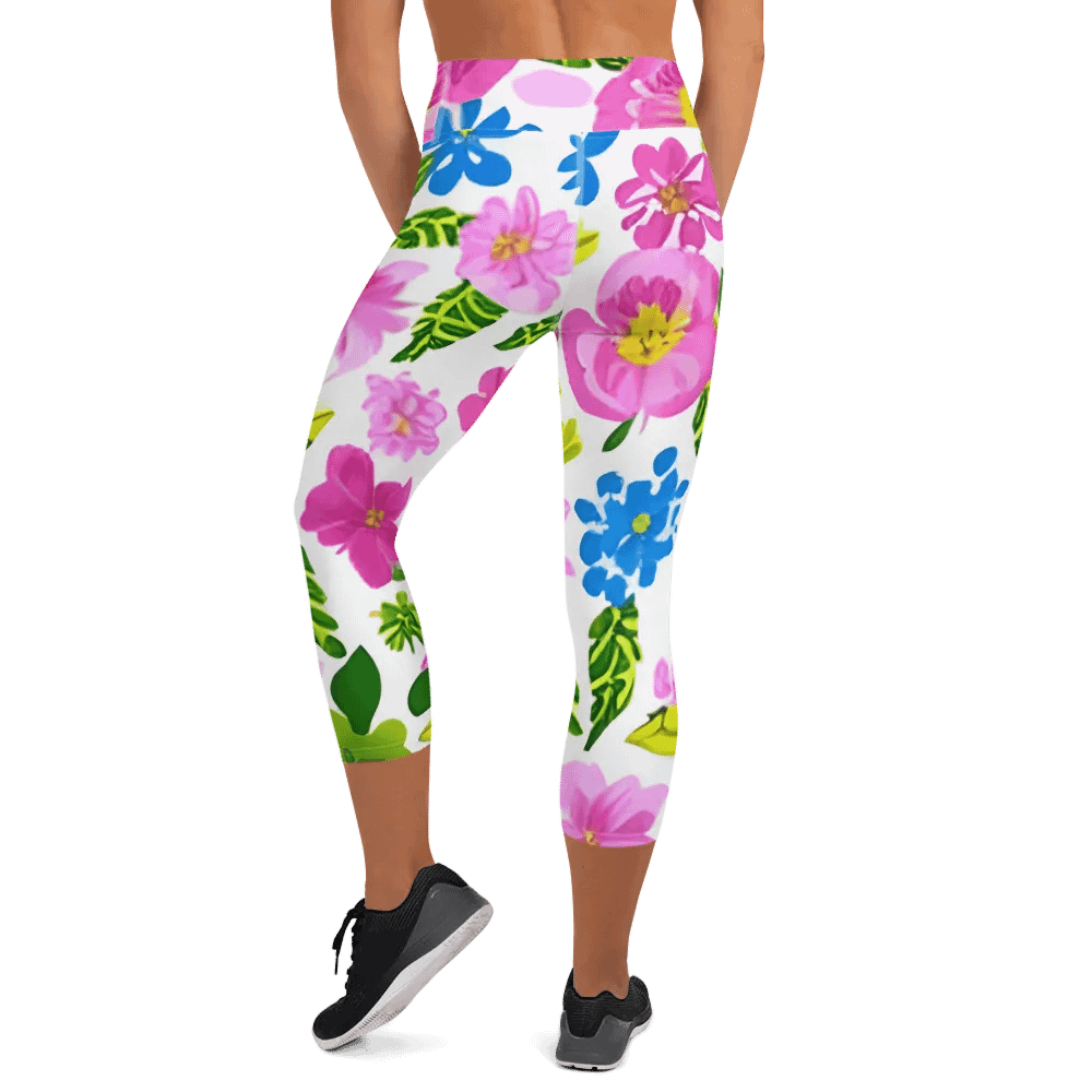 Floral Fusion Capri Leggings product image (6)