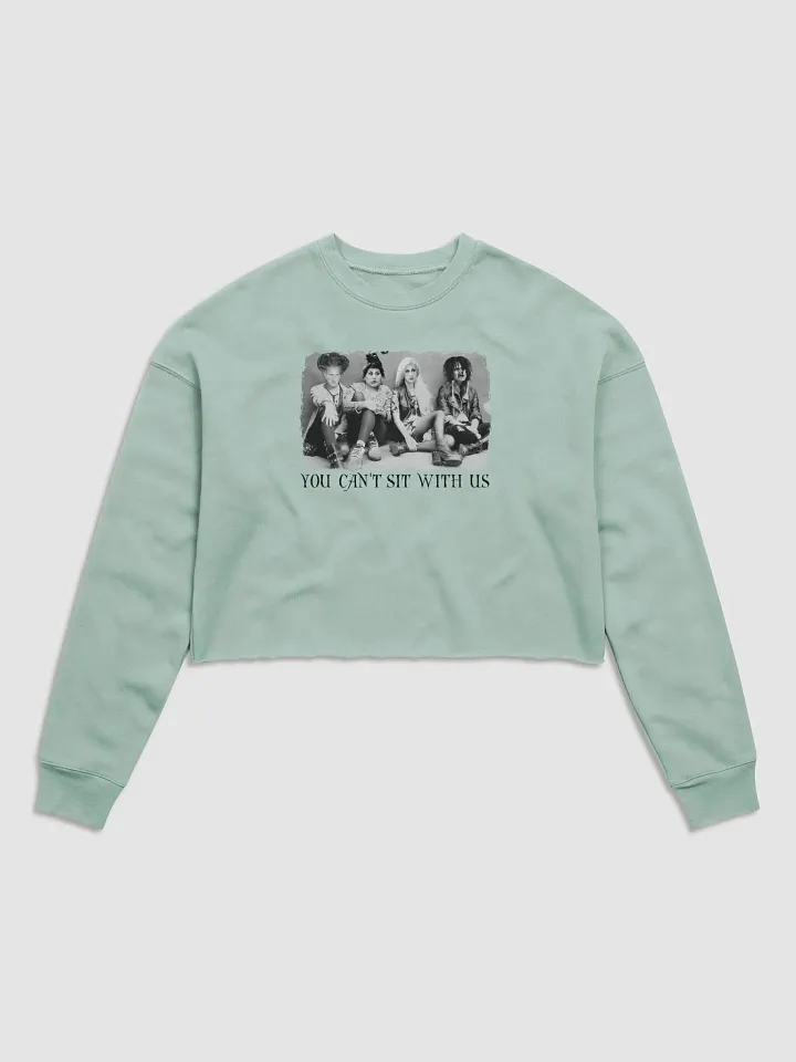 'You Can't Sit With Us' Crop Sweatshirt product image (2)