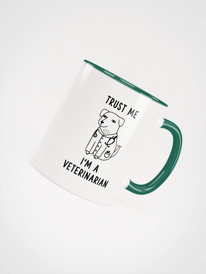"I'm a veterinarian" Ceramic Mug with color inside product image (2)