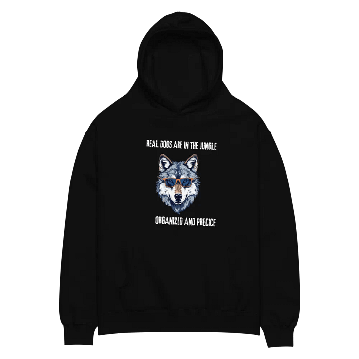Cool Wolf Oversized Hoodie product image (2)