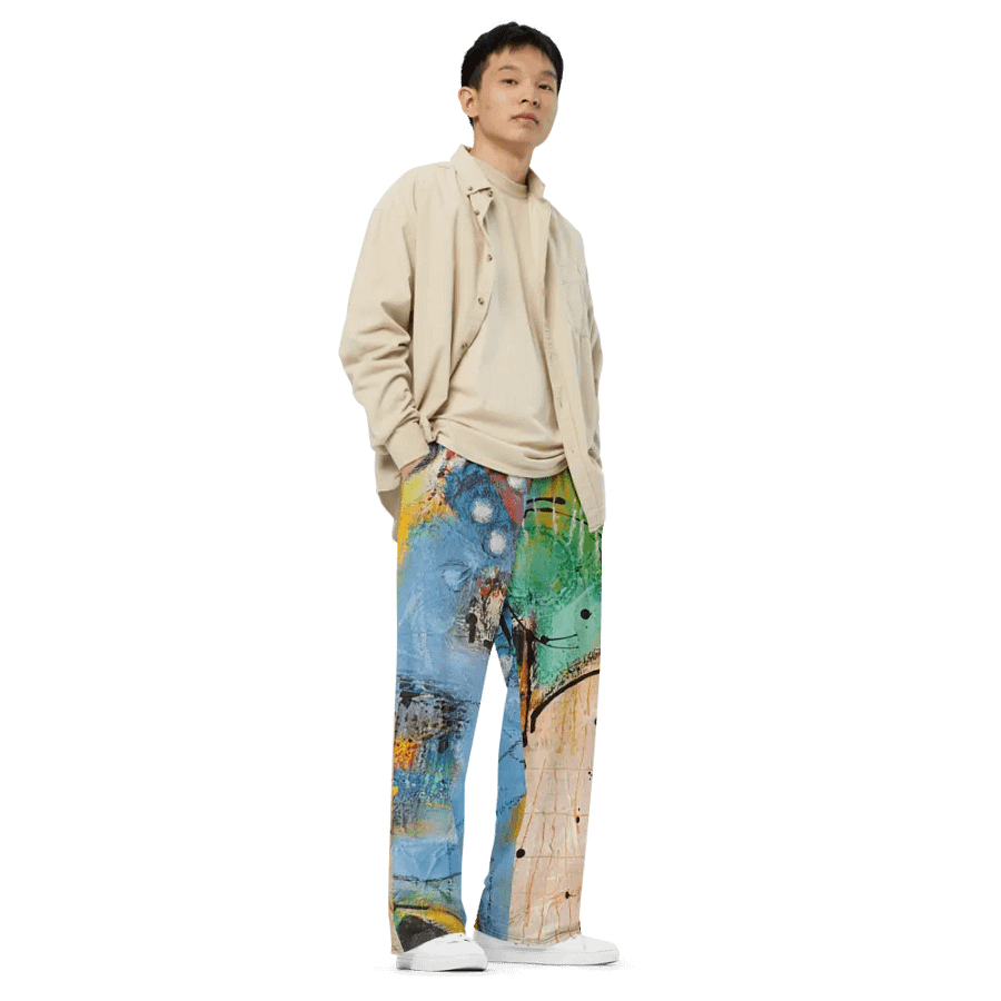 original artwork printed on trousers product image (8)