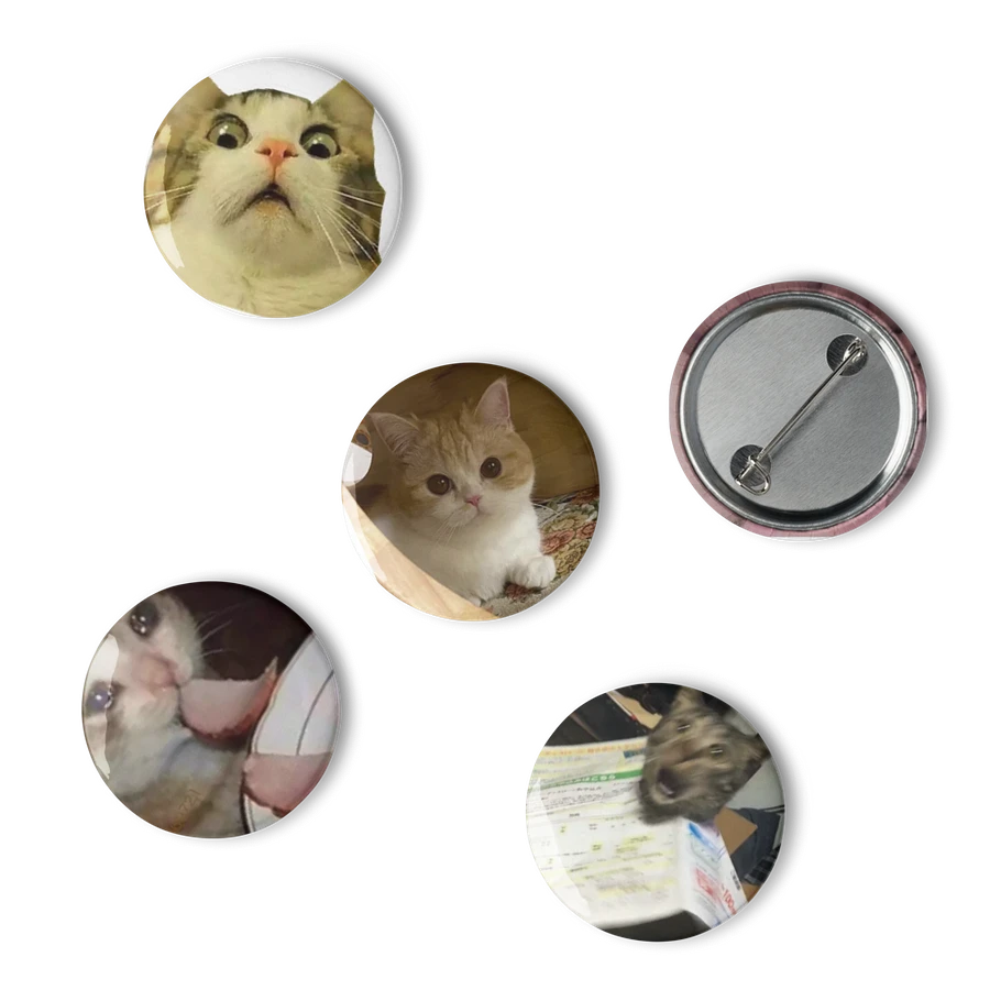 Set of Pin Buttons: Meme Cats product image (4)