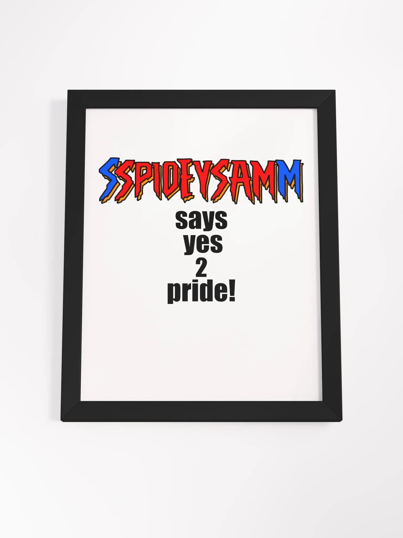 SspideysamM pride poster product image (4)