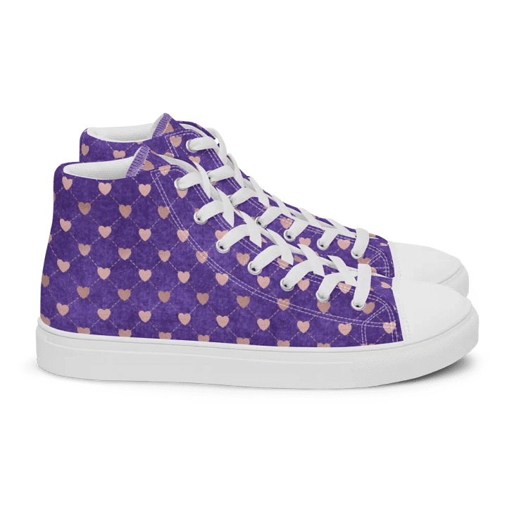 Women's Glowing Hearts Galore High Tops product image (11)
