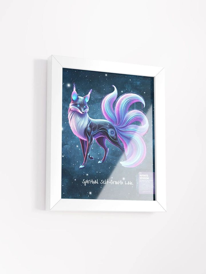 "Infinite Wisdom" Fox Matte Poster A Companion for Insightful Growth product image (12)
