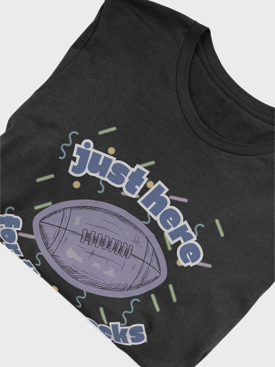 Just Here for the Snacks Football Short-Sleeve Tee product image (51)