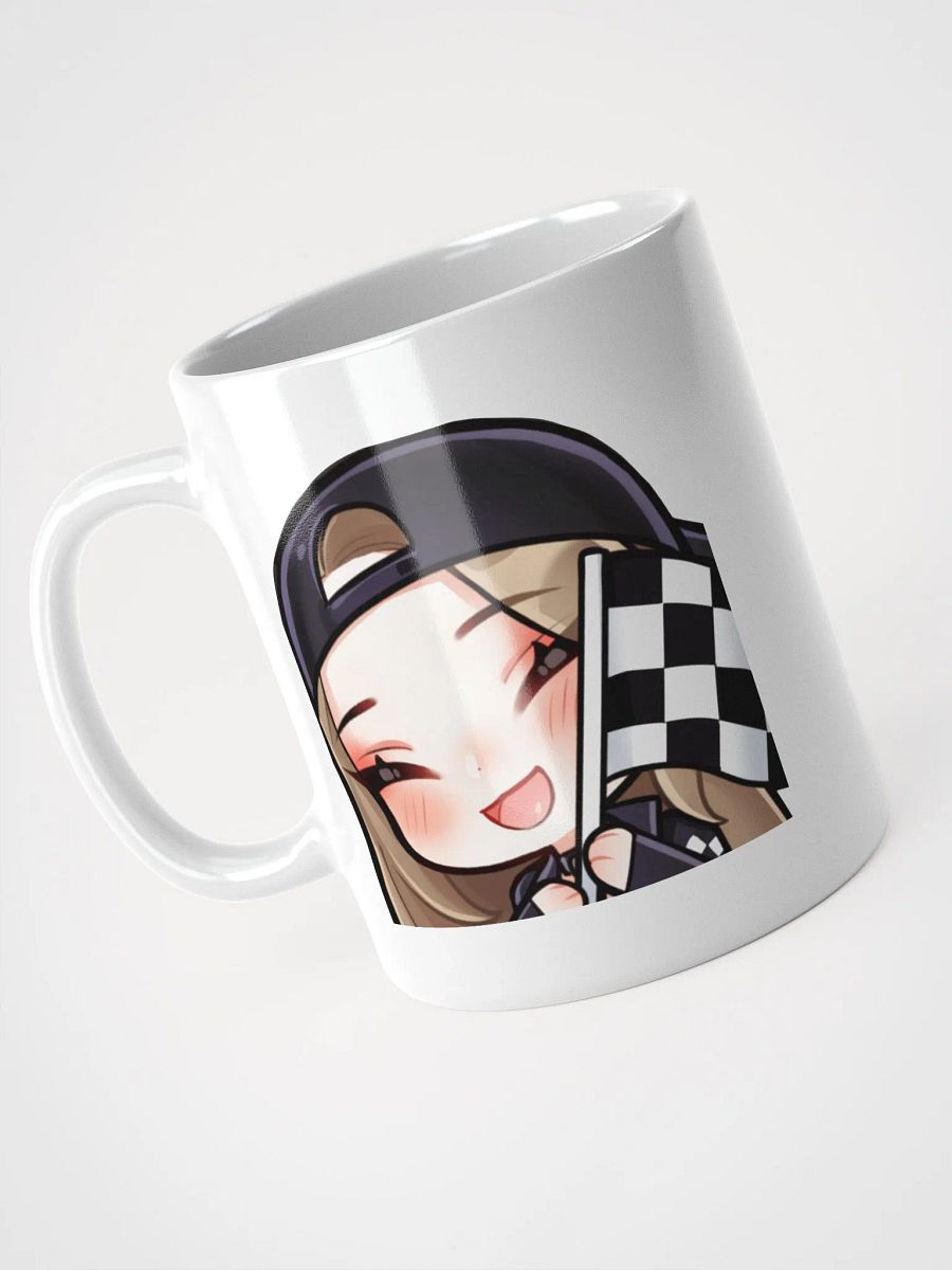 Vroom Vroom Kaboom Boom White Glossy Mug product image (1)