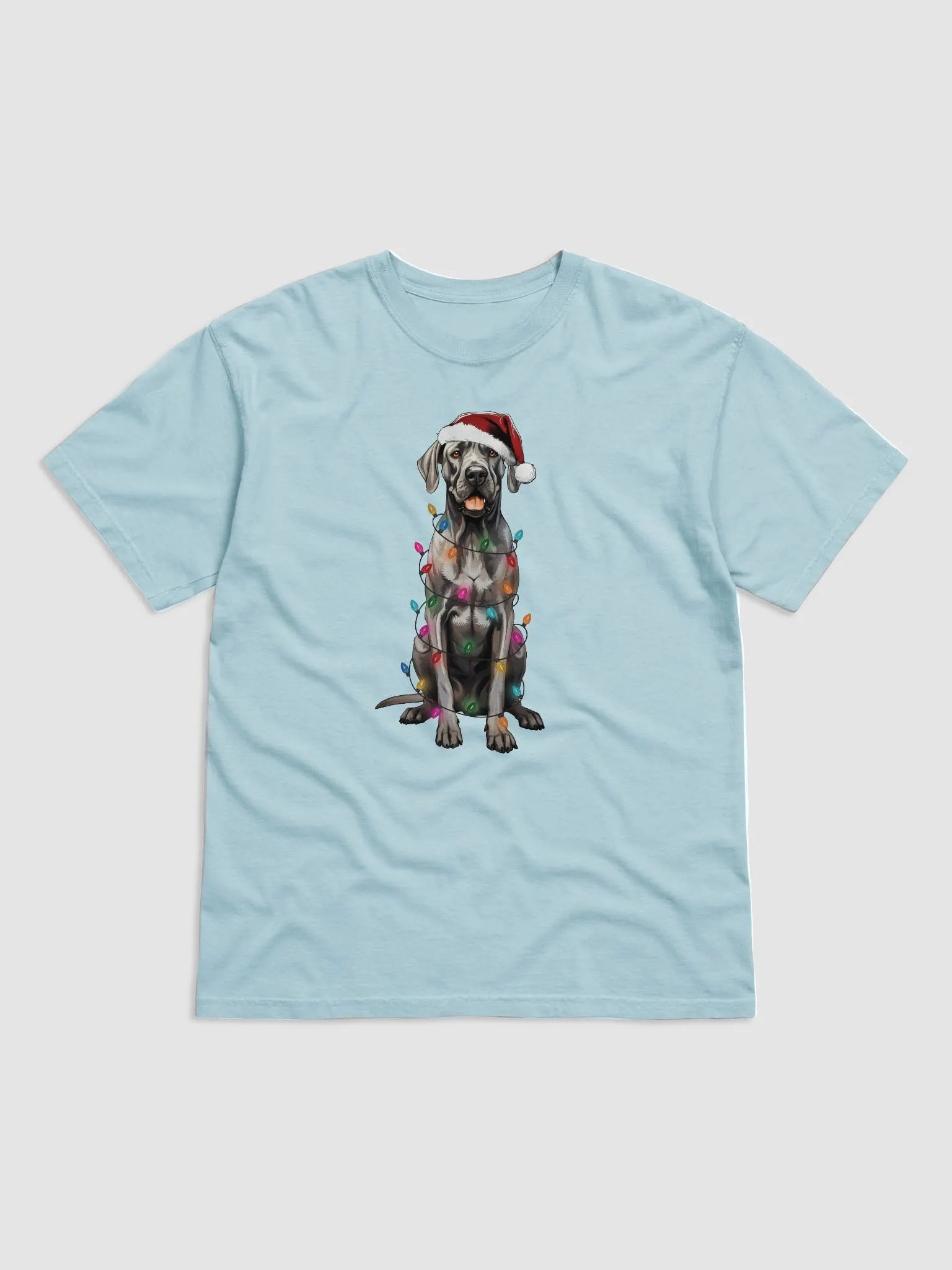 Funny Great Dane(Blue) Christmas T-Shirt for Great Dane Paw-rents product image (14)
