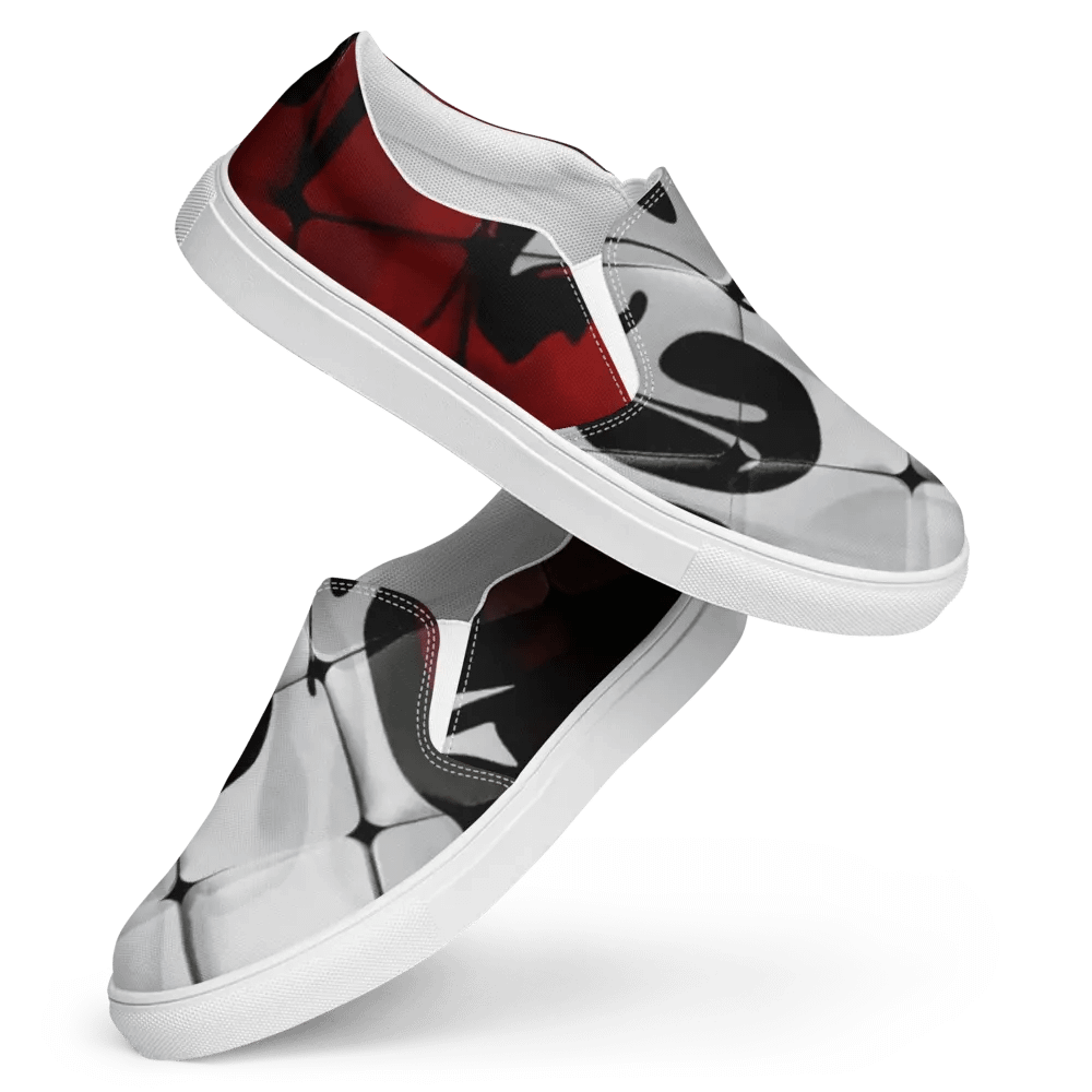 Swirling Monochrome Slip-Ons product image (12)