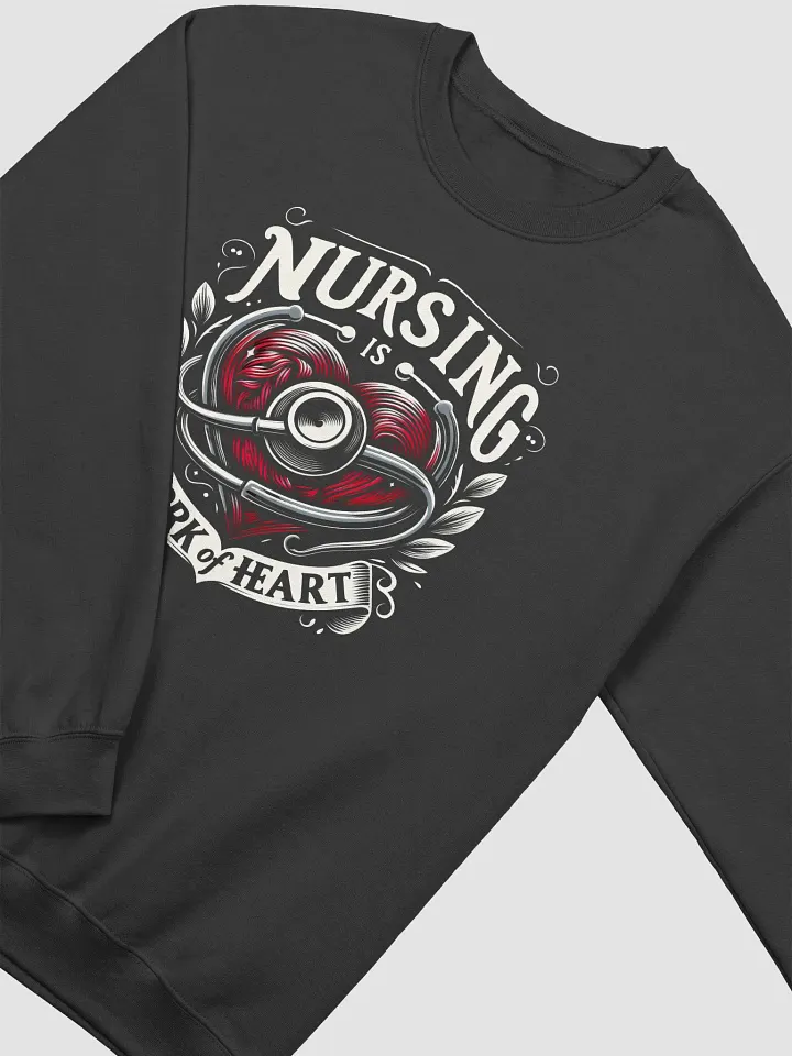 Heartfelt Stethoscope Nursing Tribute Sweatshirt product image (9)