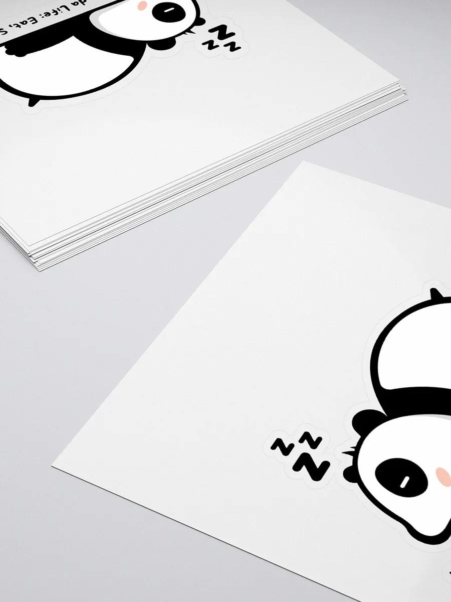 Living That Panda Life: Eat, Sleep, Repeat Sticker product image (11)