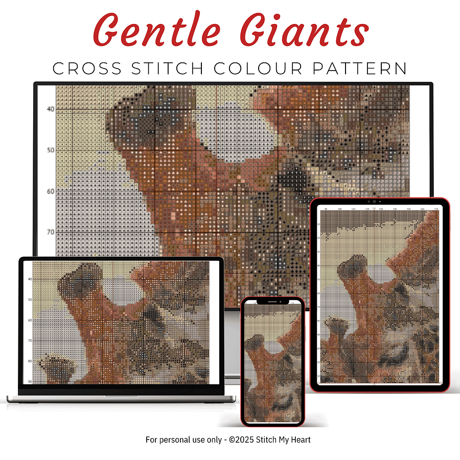 Gentle Giants Cross Stitch Pattern product image (2)