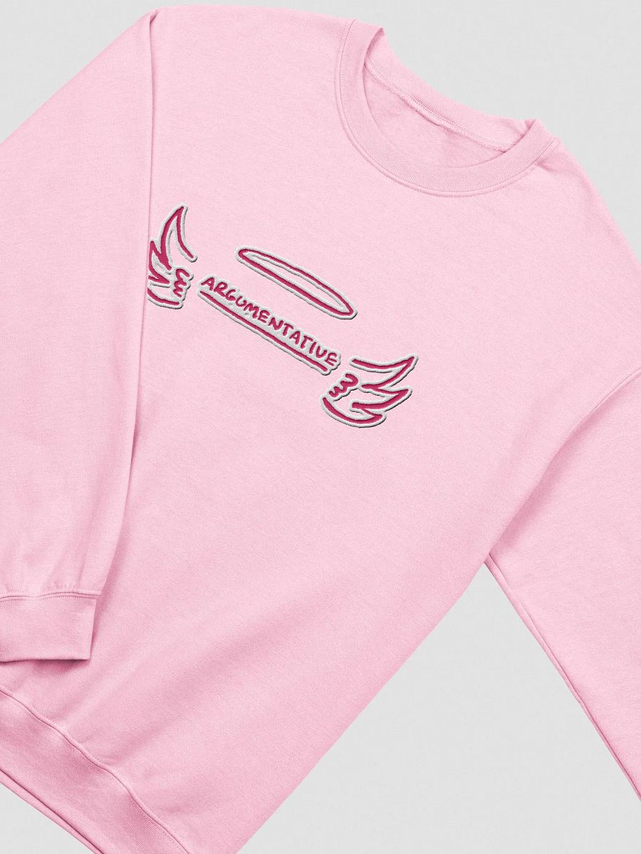 ANGELIC (lg. pink bubble design) embroidered crewneck product image (15)