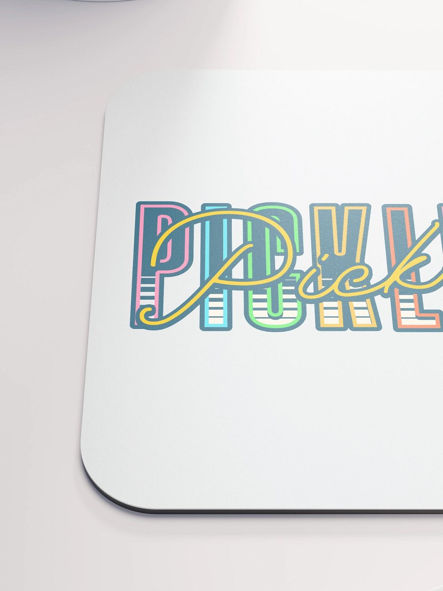 Pickleball Pickleball Vibrant Typography Mouse Pad product image (6)