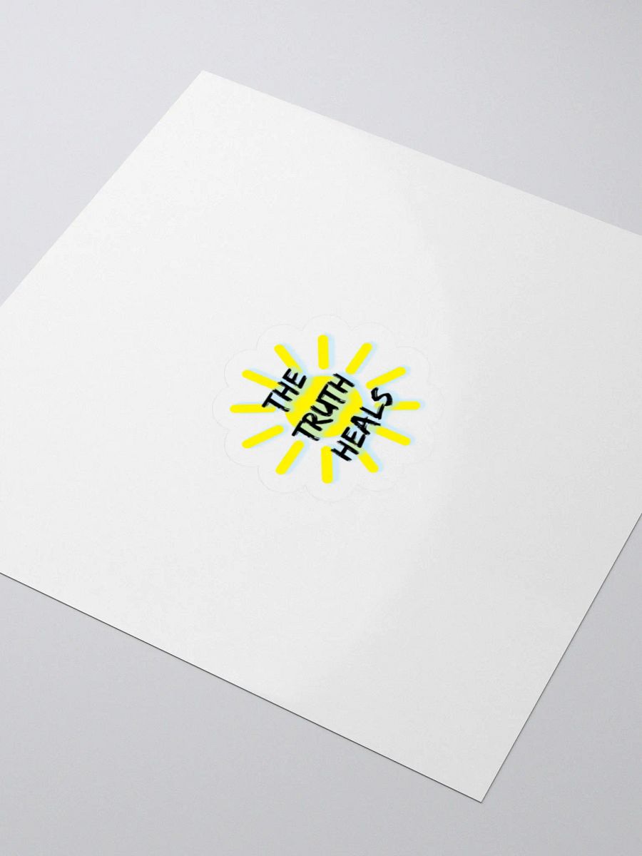 The Truth Heals Sunburst Stickers product image (3)