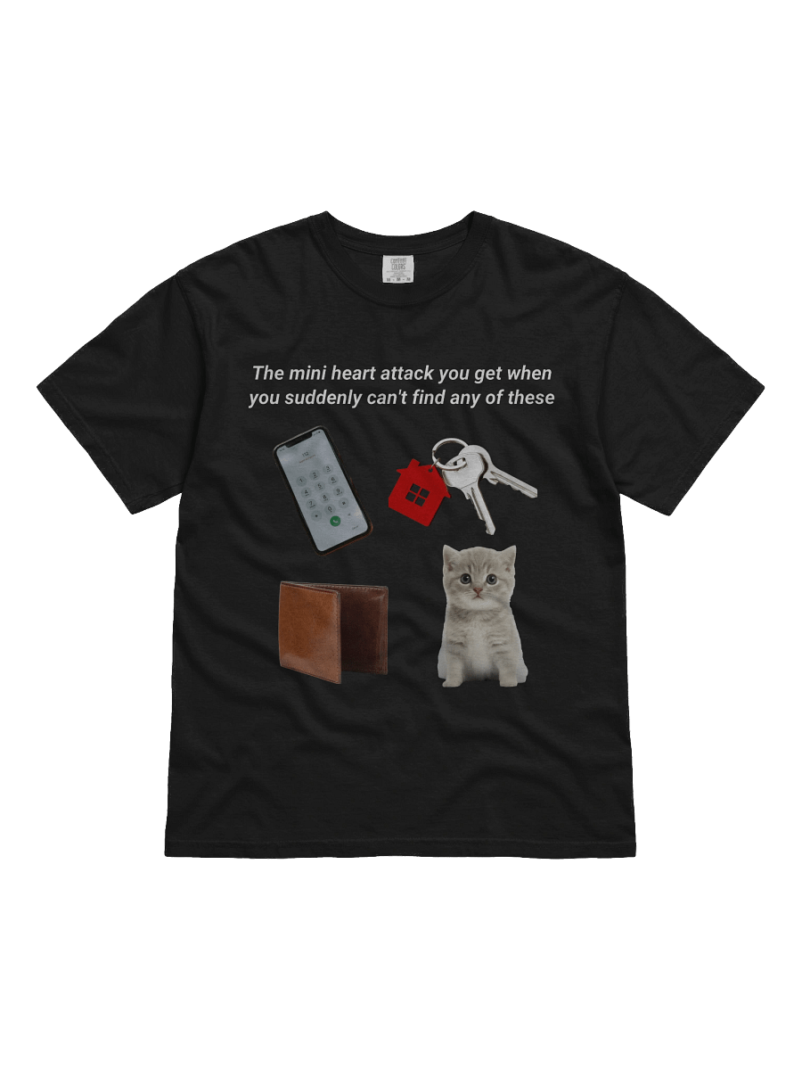 Mini heart attack you get when accidentally can't any of these-Tee product image (3)