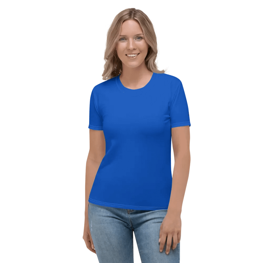 Plain Color Absolute Blue T-Shirt product image (1)