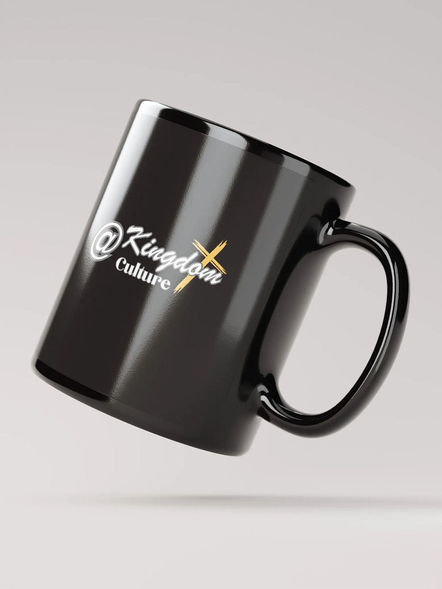 Royal Crowned Black Glossy Mug product image (3)