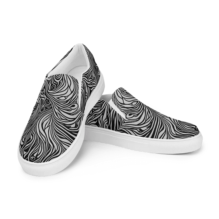 Ink Swirl Canvas Slip-Ons product image (1)
