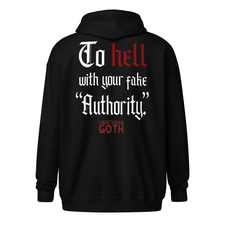 Fake Authority Raven Zip Hoodie product image (1)