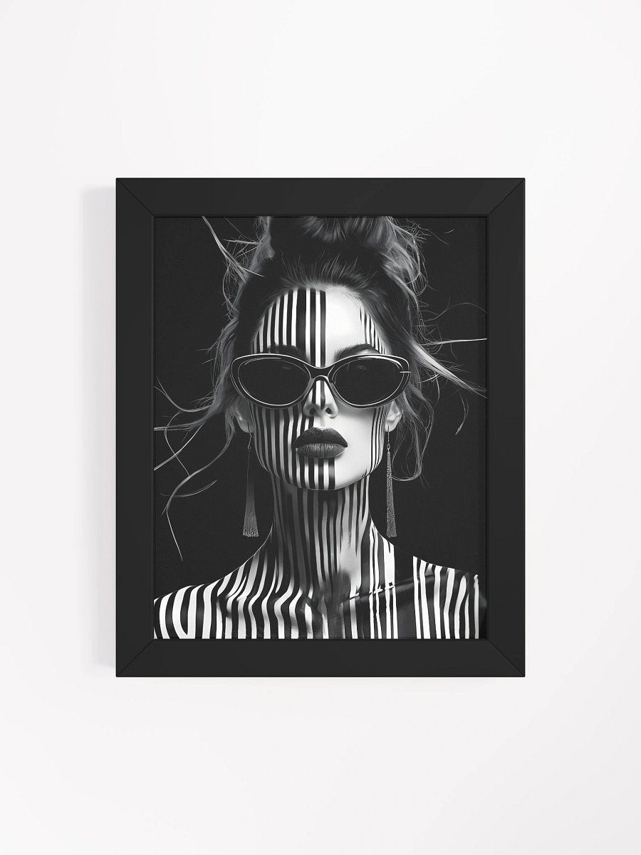 Striped Vision Framed Art Poster product image (5)