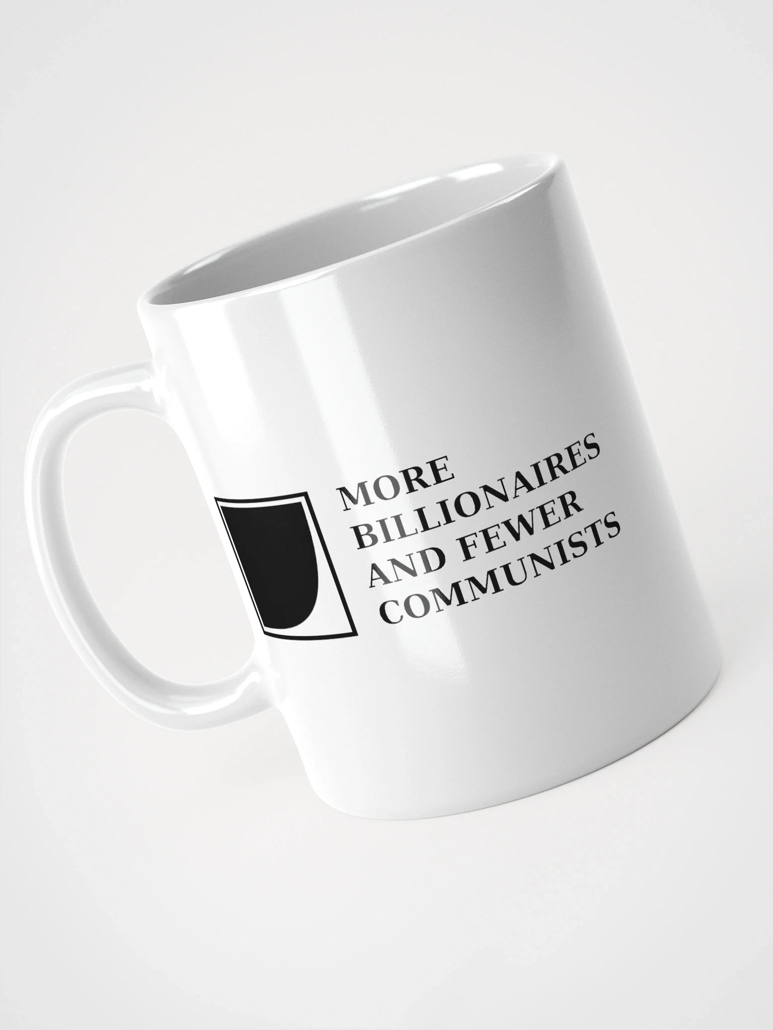 More Billionaires and Fewer Communists White Mug product image (9)