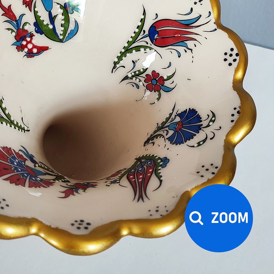 Handmade Ceramic Gramophone Speaker, Amplifier, Sound Bomb — handmade pottery product image (6)