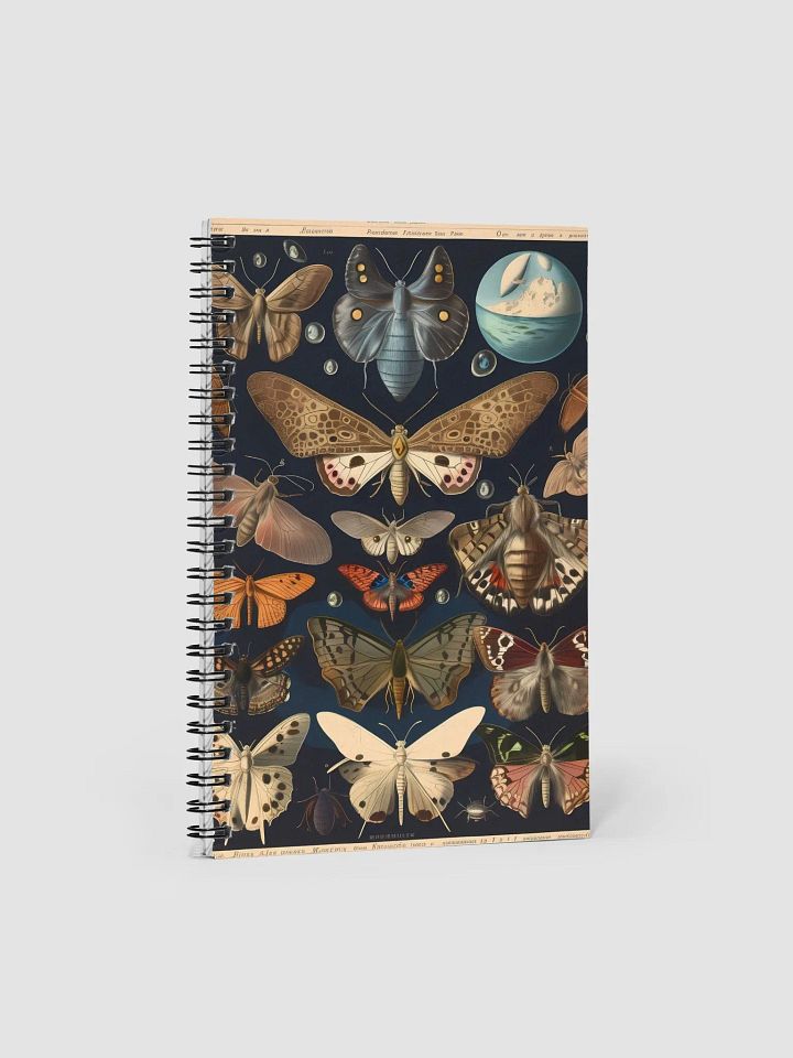 Mystical Moths and Butterflies Spiral Notebook product image (1)