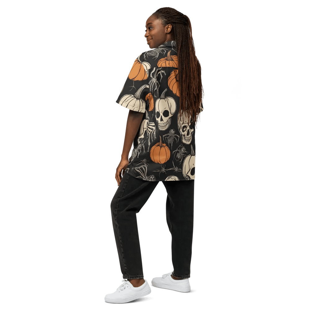 Spooky Paradise Hawaiian Shirt product image (12)